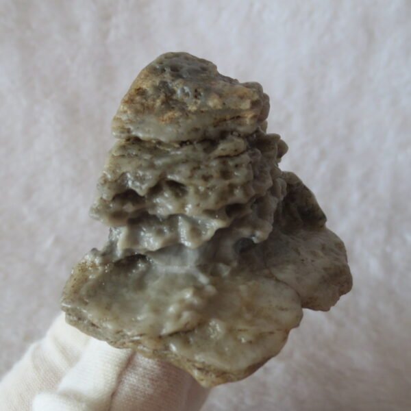 mountain shaped gobi wind carved layered agate natural rough stone specimen (v01) (copy)