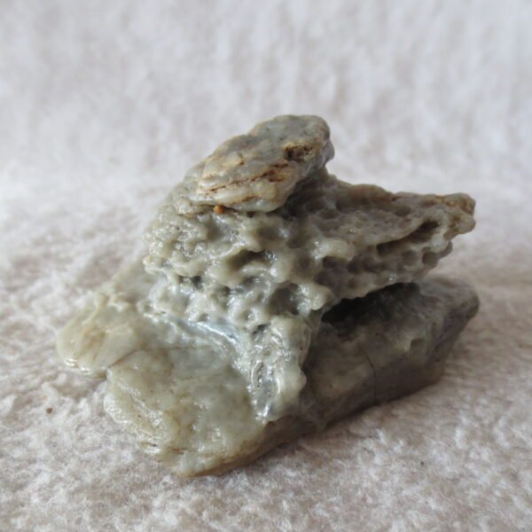 mountain shaped gobi wind carved layered agate natural rough stone specimen (v01) (copy)