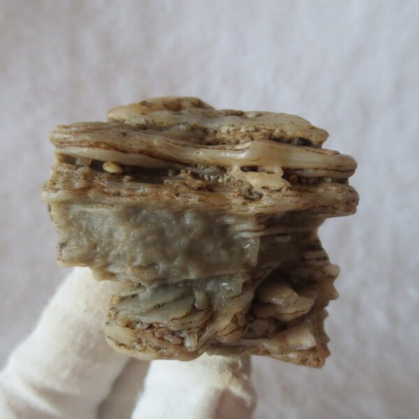 mountain shaped gobi wind carved layered agate natural rough stone specimen (v02) (copy)
