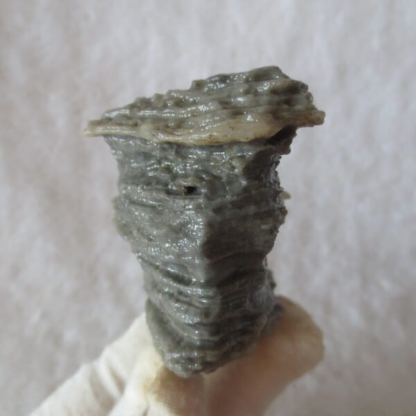 mountain shaped gobi wind carved layered agate natural rough stone specimen (v07)