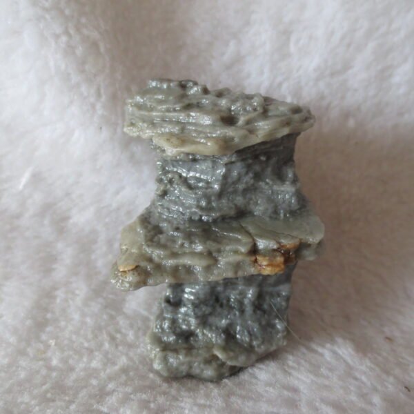 mountain shaped gobi wind carved layered agate natural rough stone specimen (v07)