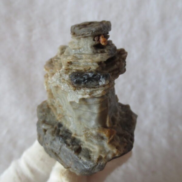 mountain shaped gobi wind carved layered agate natural rough stone specimen (v07) (copy)