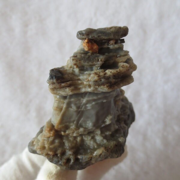 mountain shaped gobi wind carved layered agate natural rough stone specimen (v07) (copy)