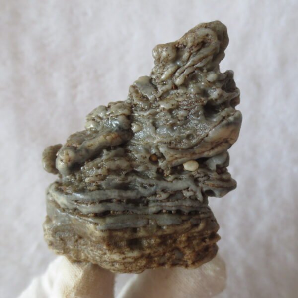 mountain shaped gobi wind carved layered agate natural rough stone specimen (v10) (copy)