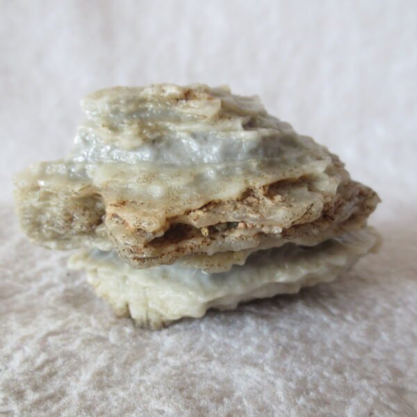 mountain shaped gobi wind carved layered agate natural rough stone specimen (v13)