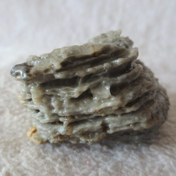 mountain shaped gobi wind carved layered agate natural rough stone specimen (v14)