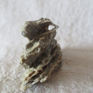 mountain shaped gobi wind carved layered agate natural rough stone specimen (v18)
