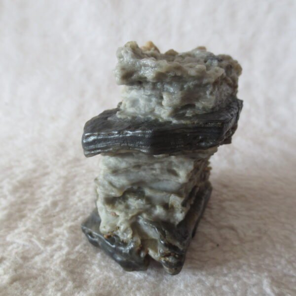mountain shaped gobi wind carved layered agate natural rough stone specimen (v18) (copy)