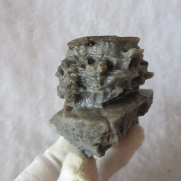 mountain shaped gobi wind carved layered agate natural rough stone specimen (v22)