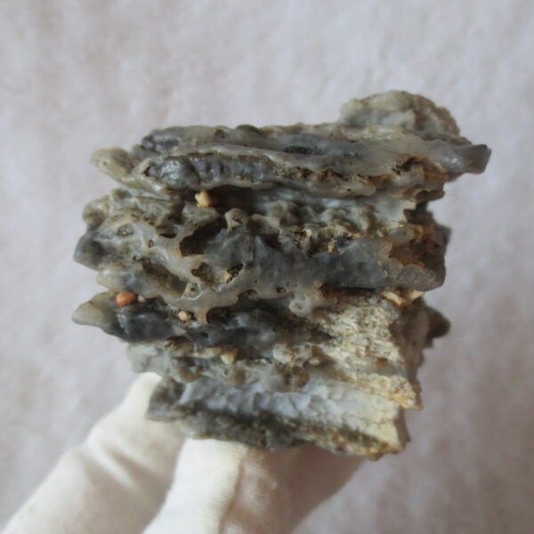 mountain shaped gobi wind carved layered agate natural rough stone specimen (v23) (copy)