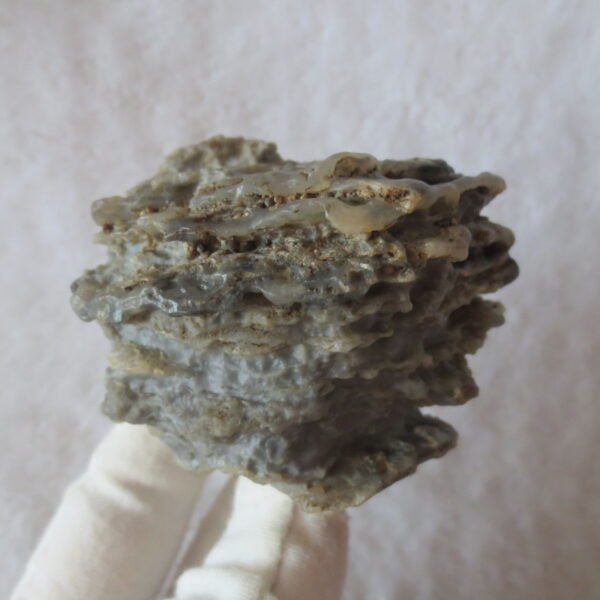 mountain shaped gobi wind carved layered agate natural rough stone specimen (v23) (copy)