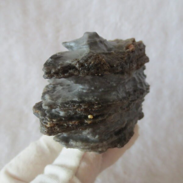 mountain shaped gobi wind carved layered agate natural rough stone specimen (v24) (copy)
