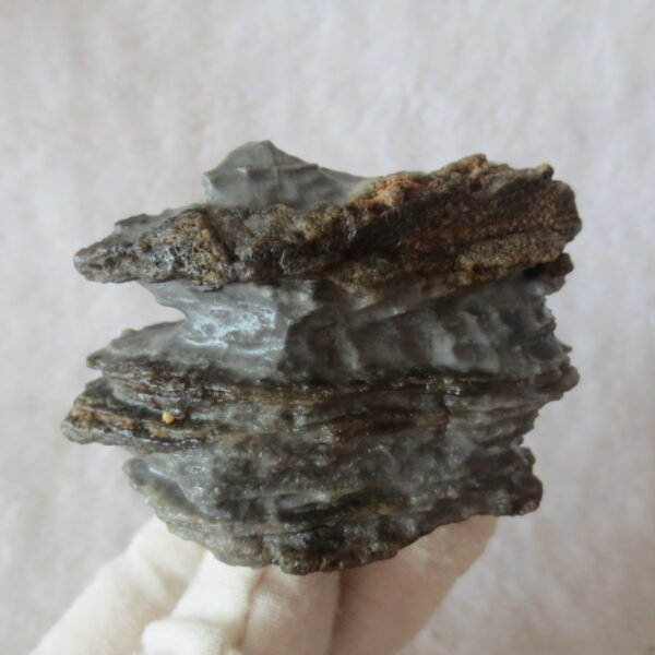 mountain shaped gobi wind carved layered agate natural rough stone specimen (v24) (copy)