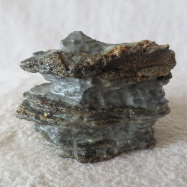 mountain shaped gobi wind carved layered agate natural rough stone specimen (v24) (copy)
