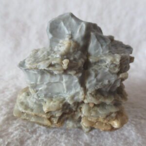 mountain shaped gobi wind carved layered agate natural rough stone specimen (v26)