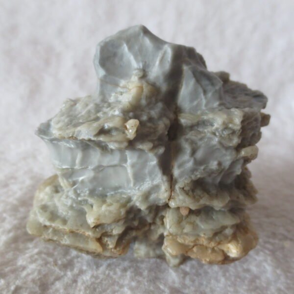 mountain shaped gobi wind carved layered agate natural rough stone specimen (v26)