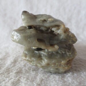 mountain shaped gobi wind carved layered agate natural rough stone specimen (v27)