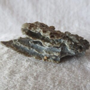 mountain shaped gobi wind carved layered agate natural rough stone specimen (v28)