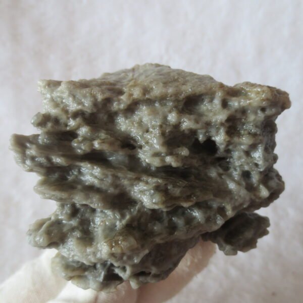 mountain shaped gobi wind carved layered agate natural rough stone specimen (v30)