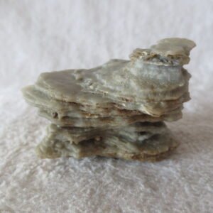 mountain shaped gobi wind carved layered agate natural rough stone specimen (v31)