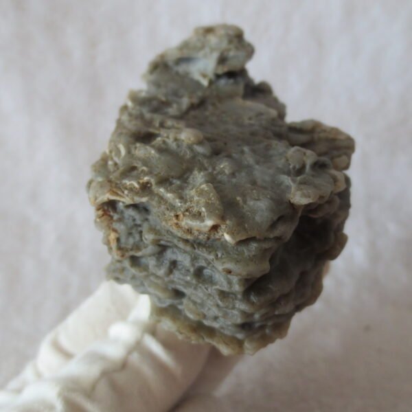 mountain shaped gobi wind carved layered agate natural rough stone specimen (v32)