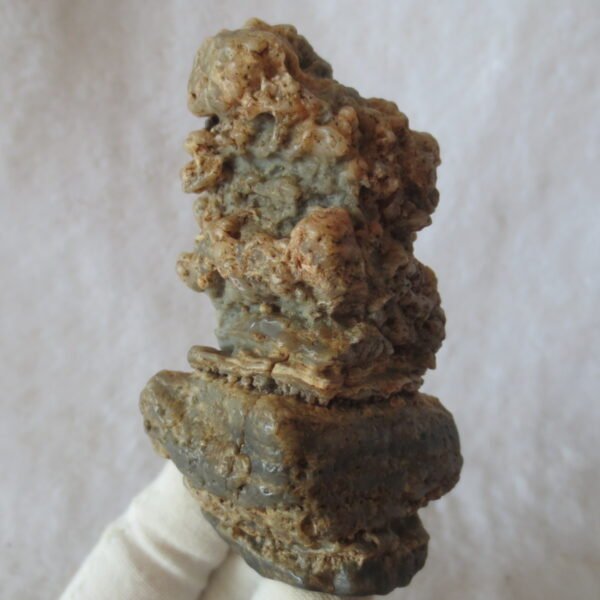 mountain shaped gobi wind carved layered agate natural rough stone specimen (v37) (copy)