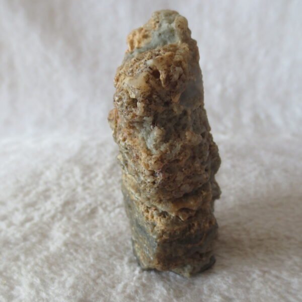 mountain shaped gobi wind carved layered agate natural rough stone specimen (v37) (copy)