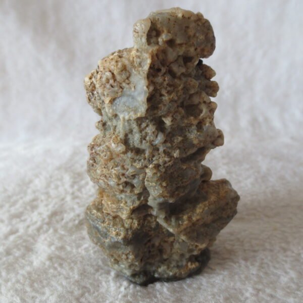 mountain shaped gobi wind carved layered agate natural rough stone specimen (v37) (copy)