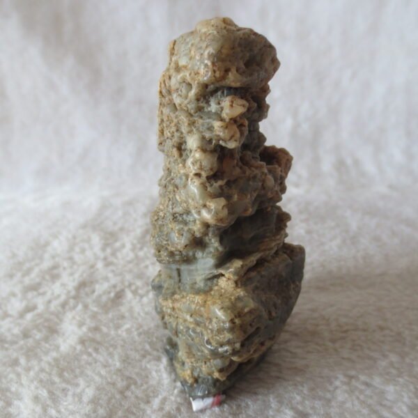 mountain shaped gobi wind carved layered agate natural rough stone specimen (v37) (copy)