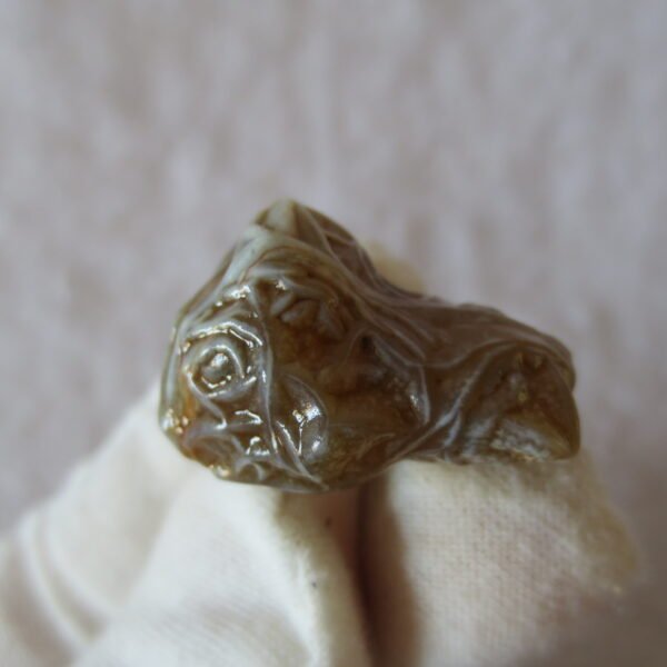 natural gobi vein agate raw stone, jinmai stone specimen (q20） (copy)