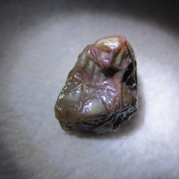 natural gobi vein agate raw stone, jinmai stone specimen (q33)