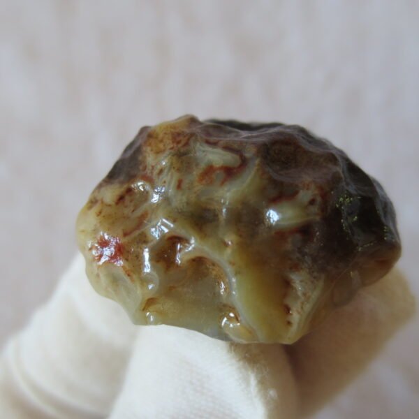 natural gobi vein agate raw stone, jinmai stone specimen (q53） (copy)