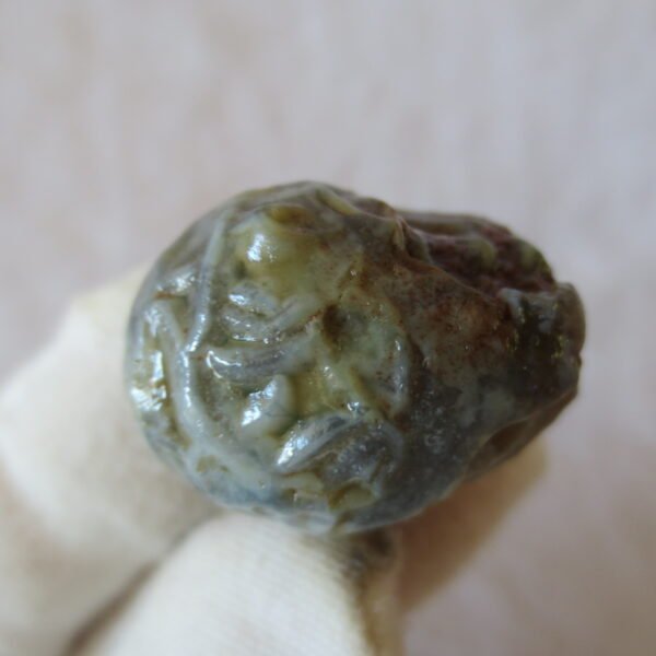natural gobi vein agate raw stone, jinmai stone specimen (q58）