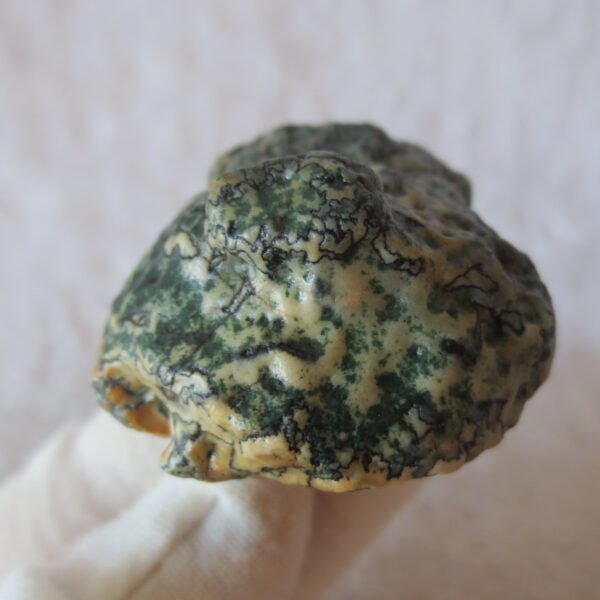 natural green grass flower gobi moss agate , desert gobi stone mineral specimen (t01)