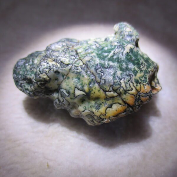 natural green grass flower gobi moss agate , desert gobi stone mineral specimen (t01)