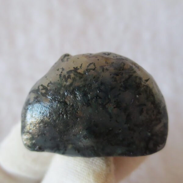 natural green grass flower gobi moss agate , desert gobi stone mineral specimen (t18）
