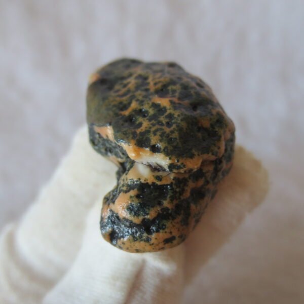 natural green grass flower gobi moss agate , desert gobi stone mineral specimen (t40)