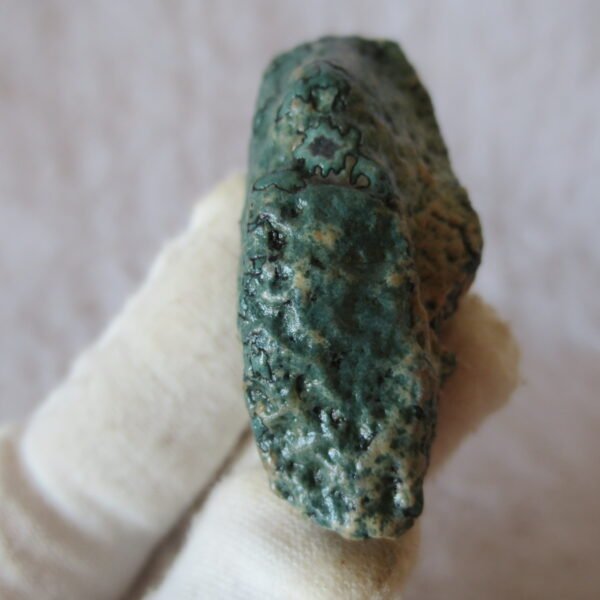 natural green grass flower gobi moss agate , desert gobi stone mineral specimen (t47)