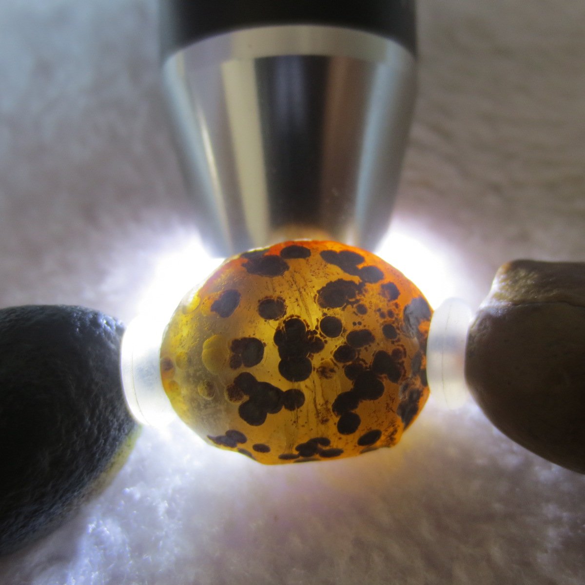 unpolished gobi raw agate bracelet, natural rough stone beads (b407)