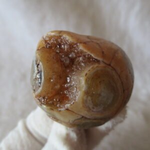 natural gobi eye stone，raw oracle eye agate，collectible crystal specimen (m91)