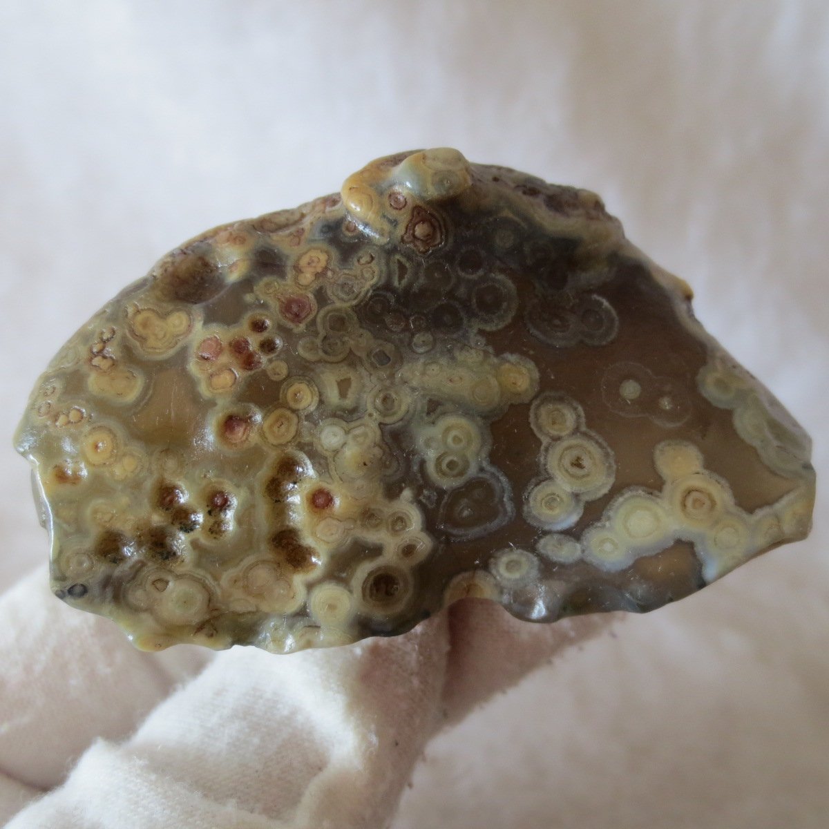 natural gobi eye stone，raw oracle eye agate，collectible crystal specimen (m102)