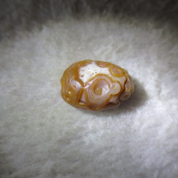 tiny gobi desert eye agate natural collectible rough stone specimen (m224)
