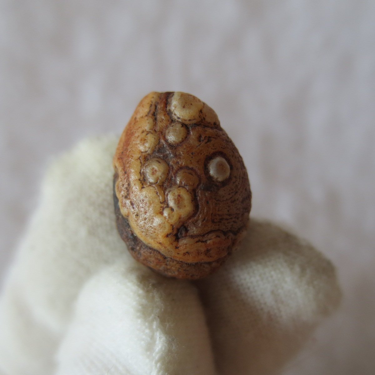 tiny gobi desert eye agate natural collectible rough stone specimen (m233)