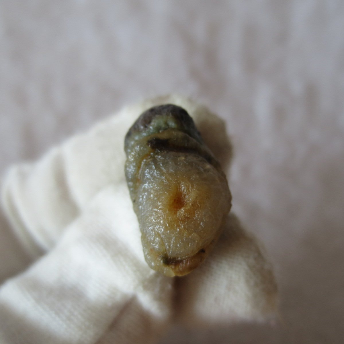 tiny gobi desert eye agate natural collectible rough stone specimen (m235)