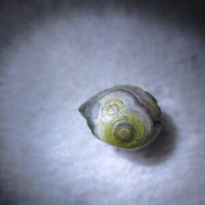 tiny gobi desert eye agate natural collectible rough stone specimen (m244)