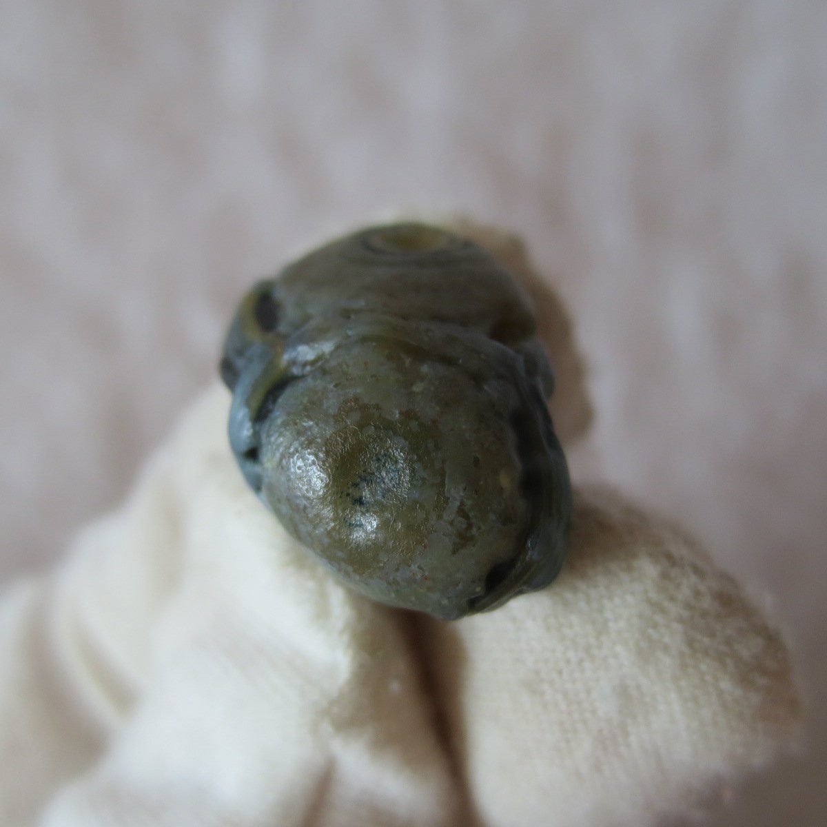 tiny gobi desert eye agate natural collectible rough stone specimen (m260)