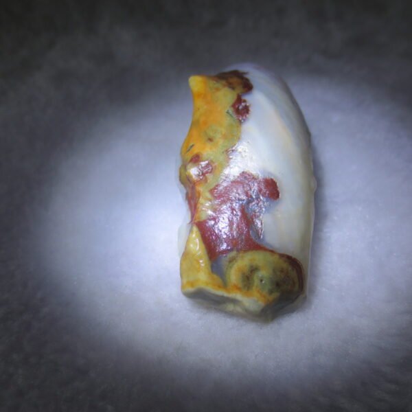 natural gobi eye stone，raw oracle eye agate，collectible crystal specimen (m97)