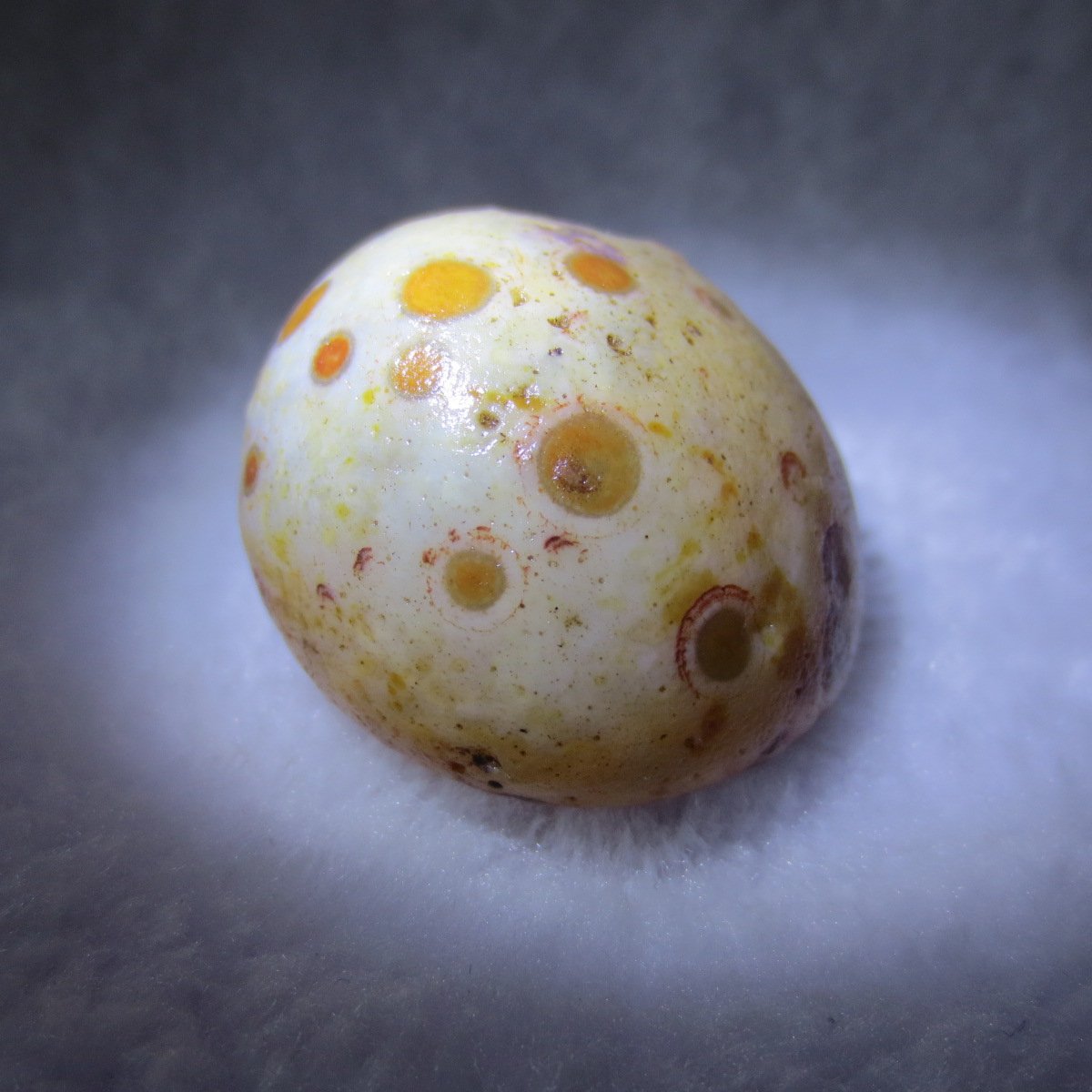 natural gobi eye stone，raw oracle eye agate，collectible crystal specimen (m99)
