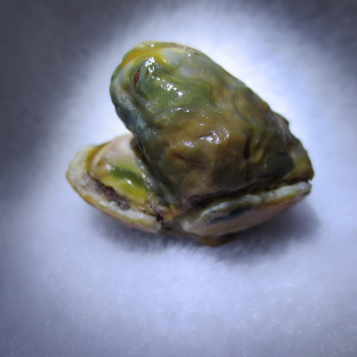 natural gobi eye stone，raw oracle eye agate，collectible crystal specimen (m101)