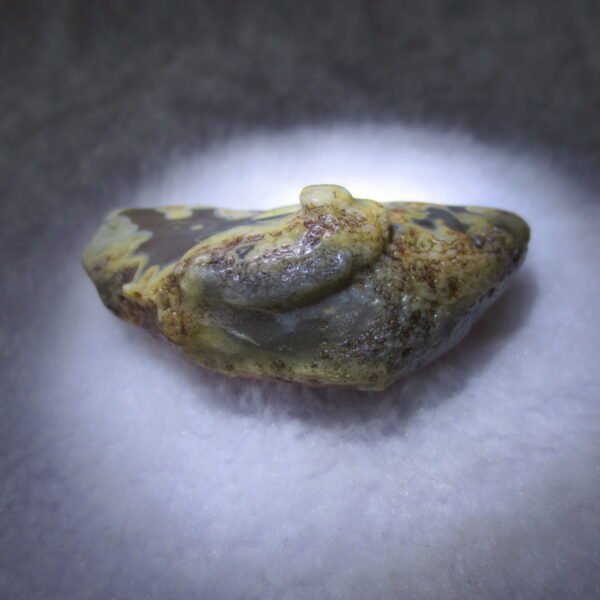 natural gobi eye stone，raw oracle eye agate，collectible crystal specimen (m102)